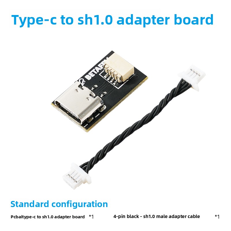 Drone Battery Plate - Papan Adaptor BETAFPV Tipe-C Ke SH1.0,
