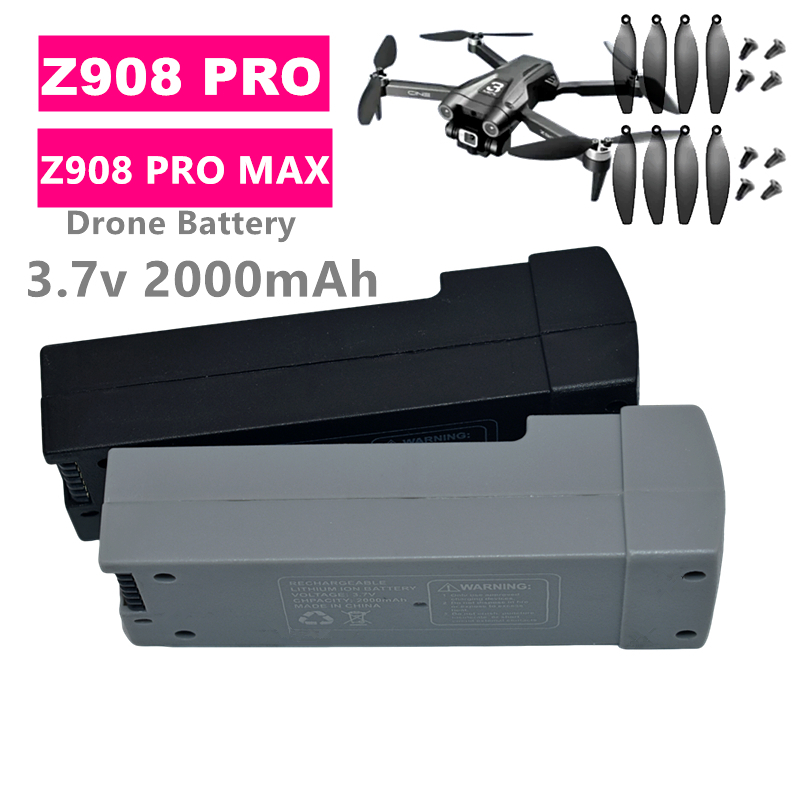 Drone Battery Lipo - Baterai Drone Z908 PRO 3.7v 2000mah
