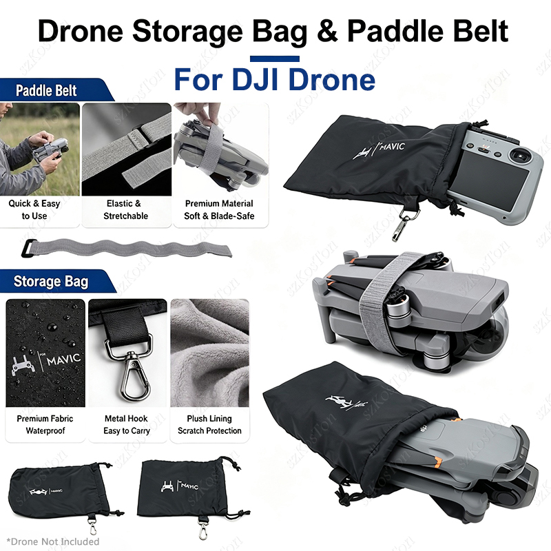 Drone Battery Case - Kit Aksesori Drone untuk DJI Lito