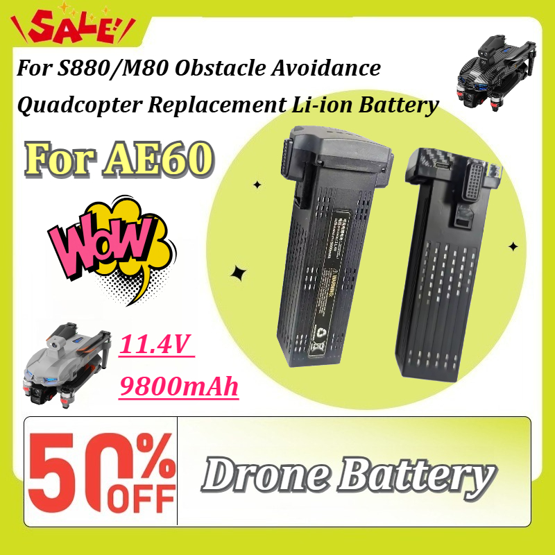 Drone Battery Li-Ion - Baterai Drone Isi Ulang Baru 11.4V