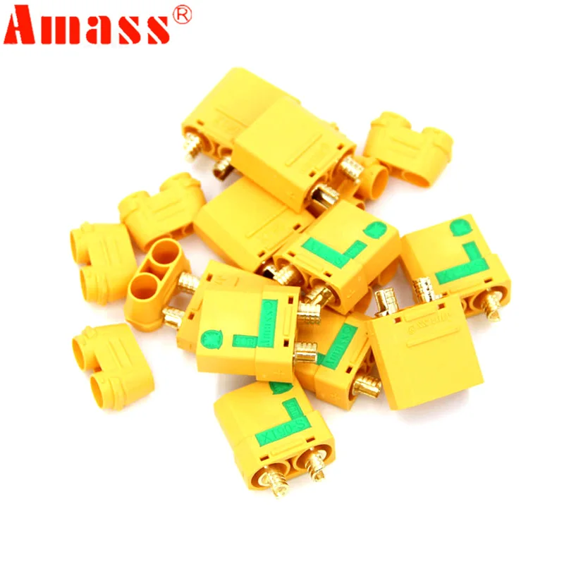 Drone Battery Plate - 1/2 pasang Amass XT90S XT90-S Pria