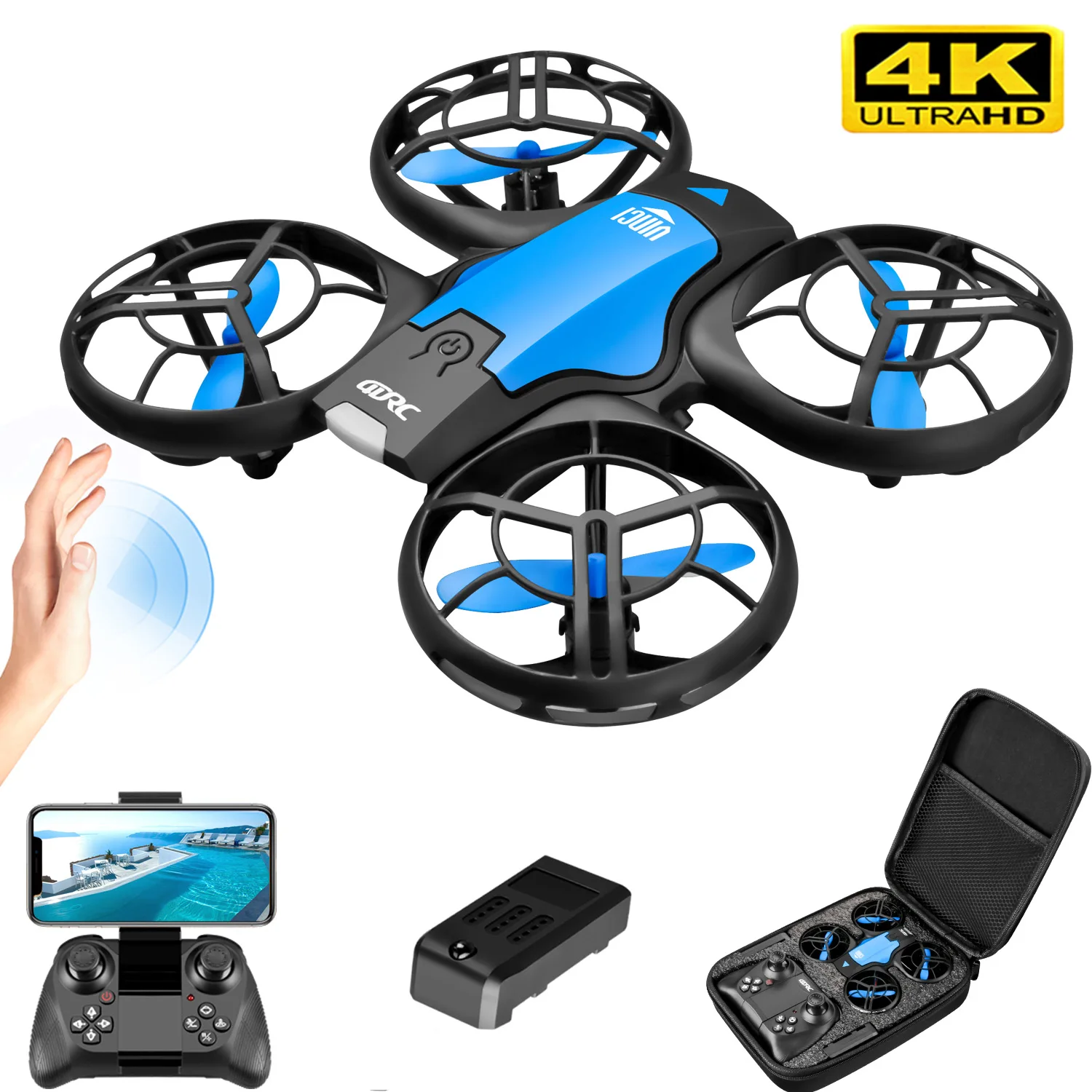 V8 Drone Mini Baru 4K Profesio - Drone Battery Box ulasan dan harga