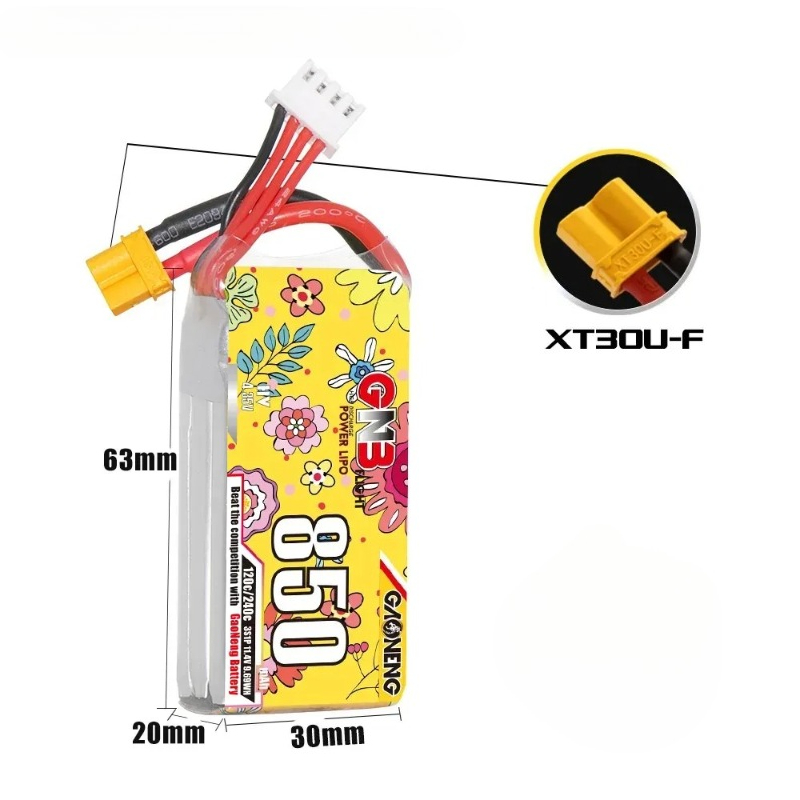 1 Buah Baterai LiPo GNB LiHV 3 - Drone Battery 3S ulasan dan harga