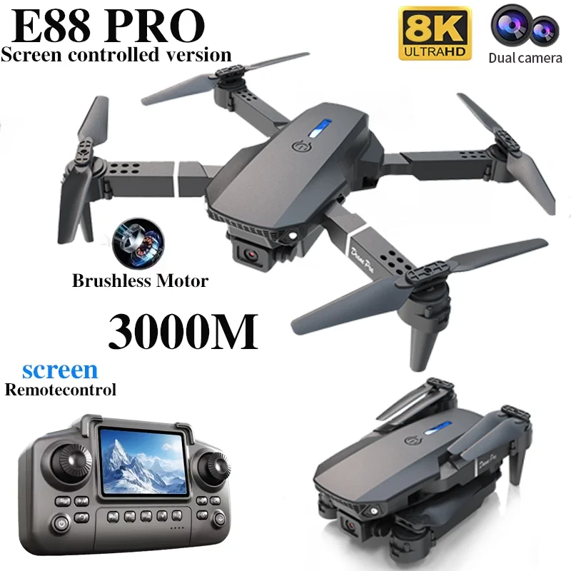 Drone Profesional E88 PRO deng - Drone Battery Box ulasan dan harga