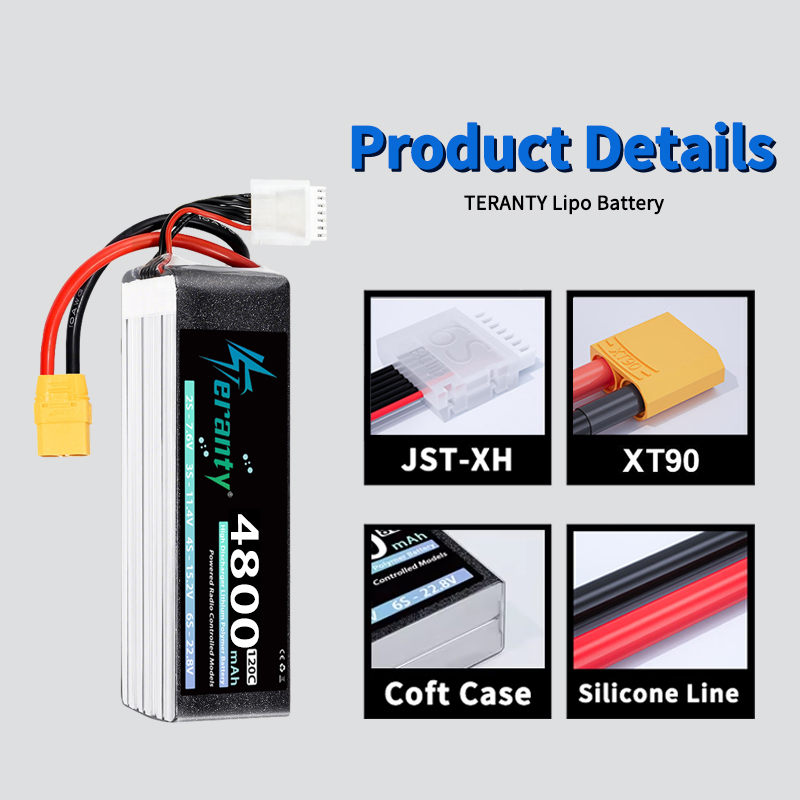 TERANTY 6S 4800MAh Baterai Lip - Drone Battery Lipo ulasan dan harga