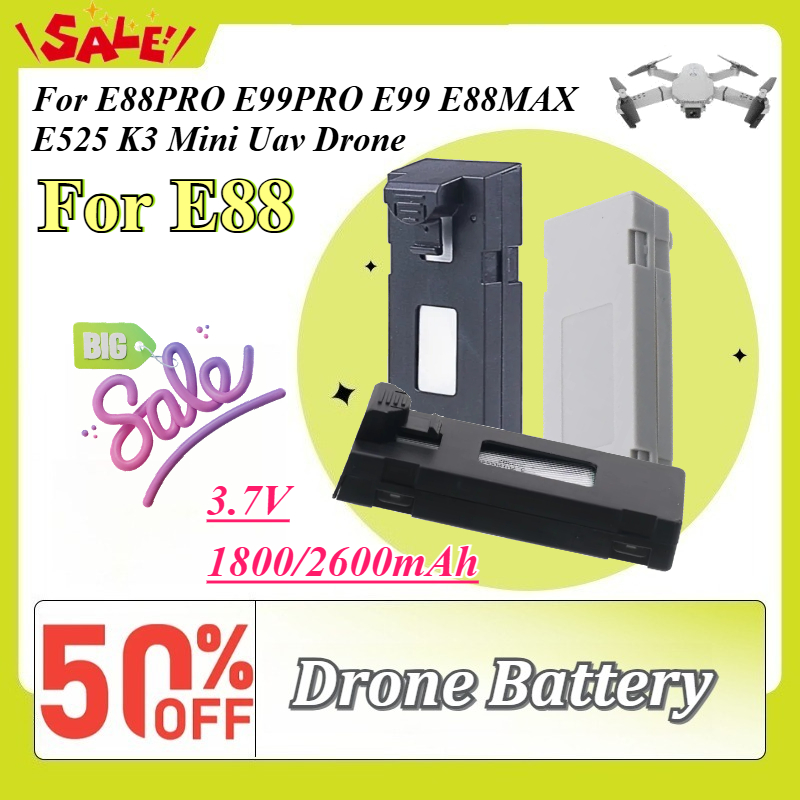 Baterai Suku Cadang Drone 3.7V - Drone Battery Li-Ion ulasan dan harga