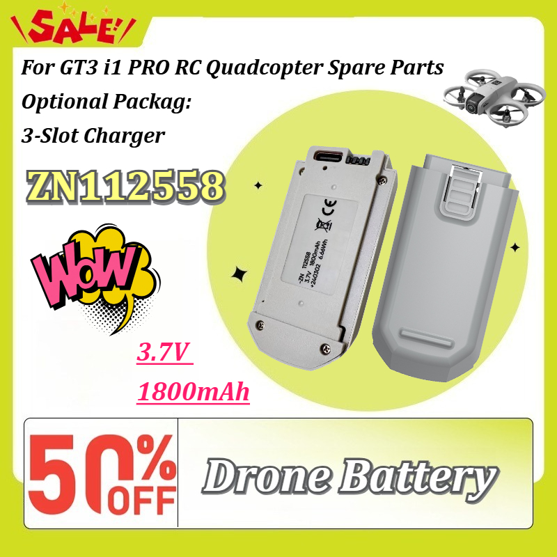 Baru 1-6 Buah ZN112558 3.7V 18 - Drone Battery Li-Ion ulasan dan harga