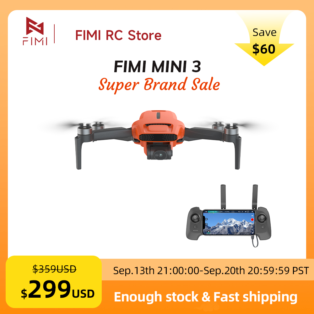 FIMI MINI 3 Drone Kamera 4K 60 - Drone Battery Case ulasan dan harga