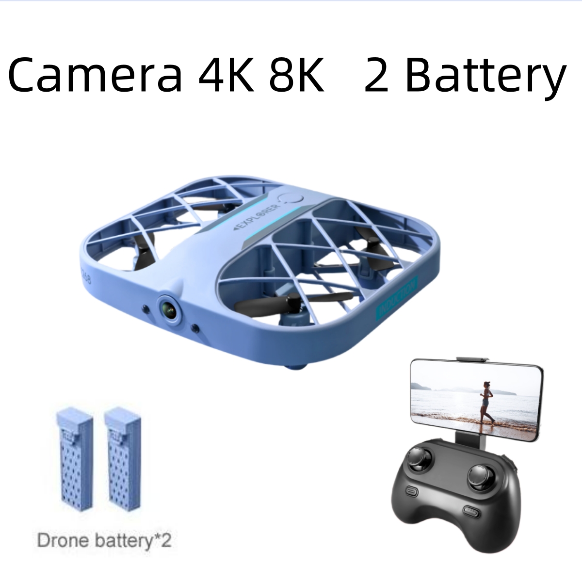 JJRC H107 FPV RC Drone dengan  - Drone Battery Box ulasan dan harga